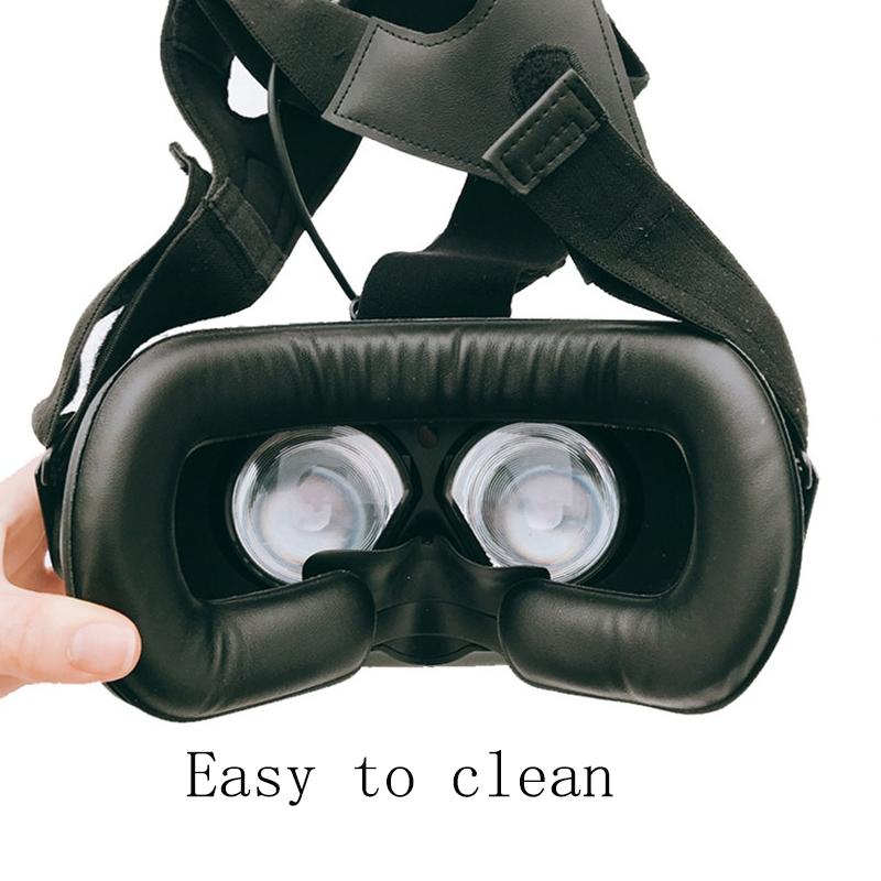 2-pack Leather Eye Masks for Htc Vive Vr Headset - Thin 1.5Cm 6