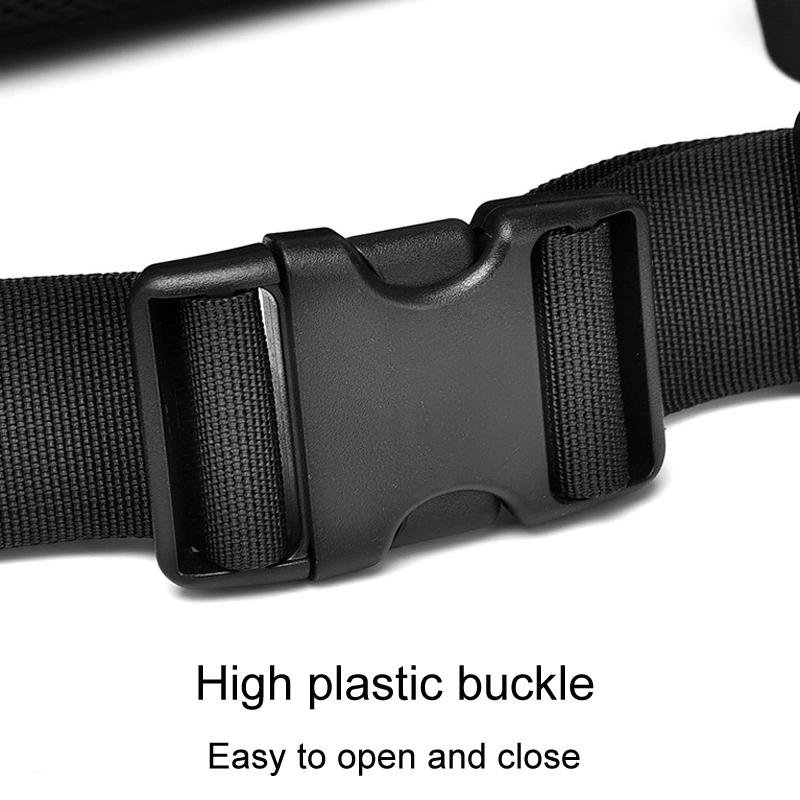 Waterproof Men Crossbody Waist Pack Gray 5