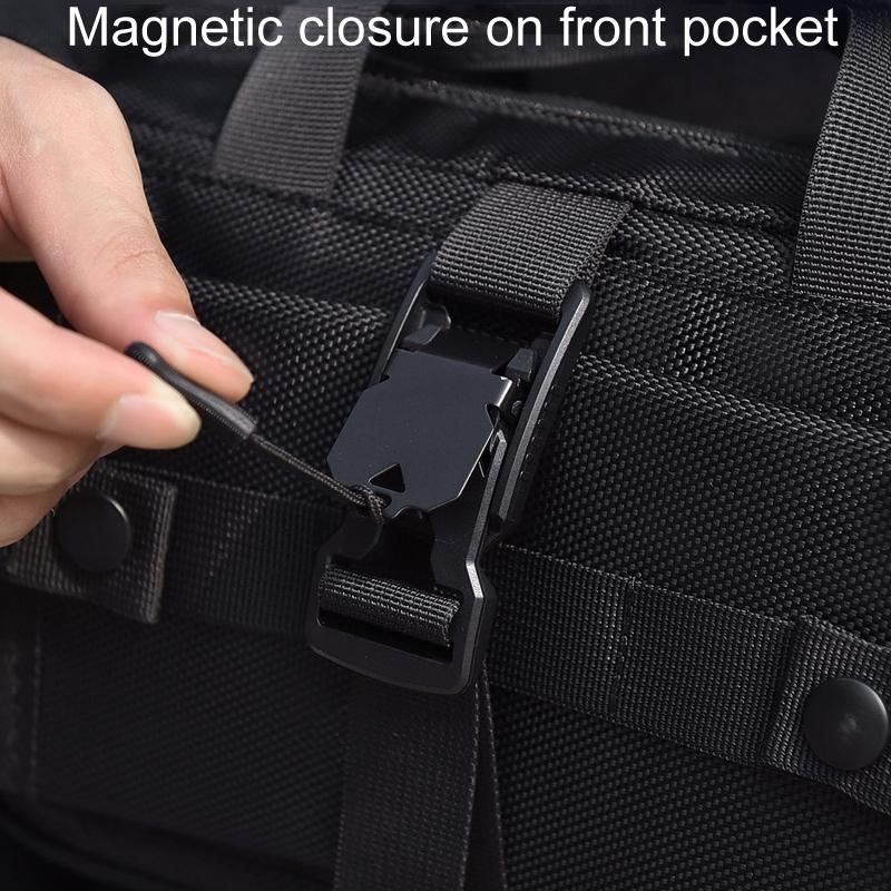 Waterproof Men Crossbody Waist Pack Gray 9