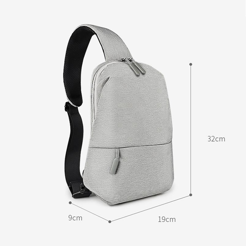 Adjustable Sports Chest Bag Lightweight & Versatile - Elegant Grey 4