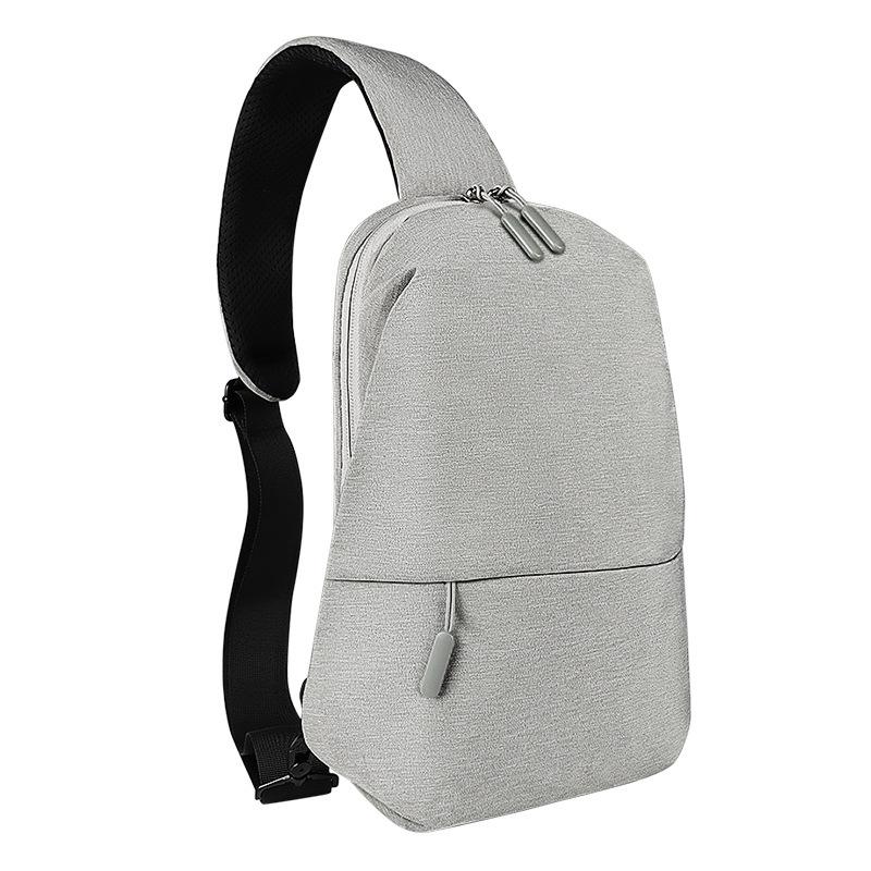 Adjustable Sports Chest Bag Lightweight & Versatile - Elegant Grey 9