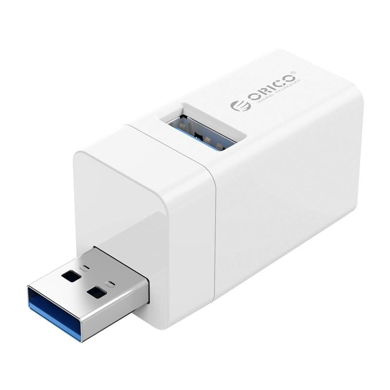 3-In-1 Usb Mini Hub Adapter For Multiple Devices - White 12
