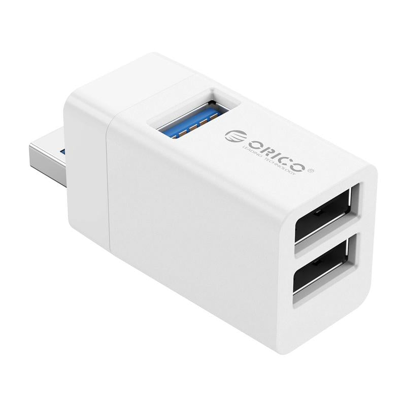 3-In-1 Usb Mini Hub Adapter For Multiple Devices - White 13