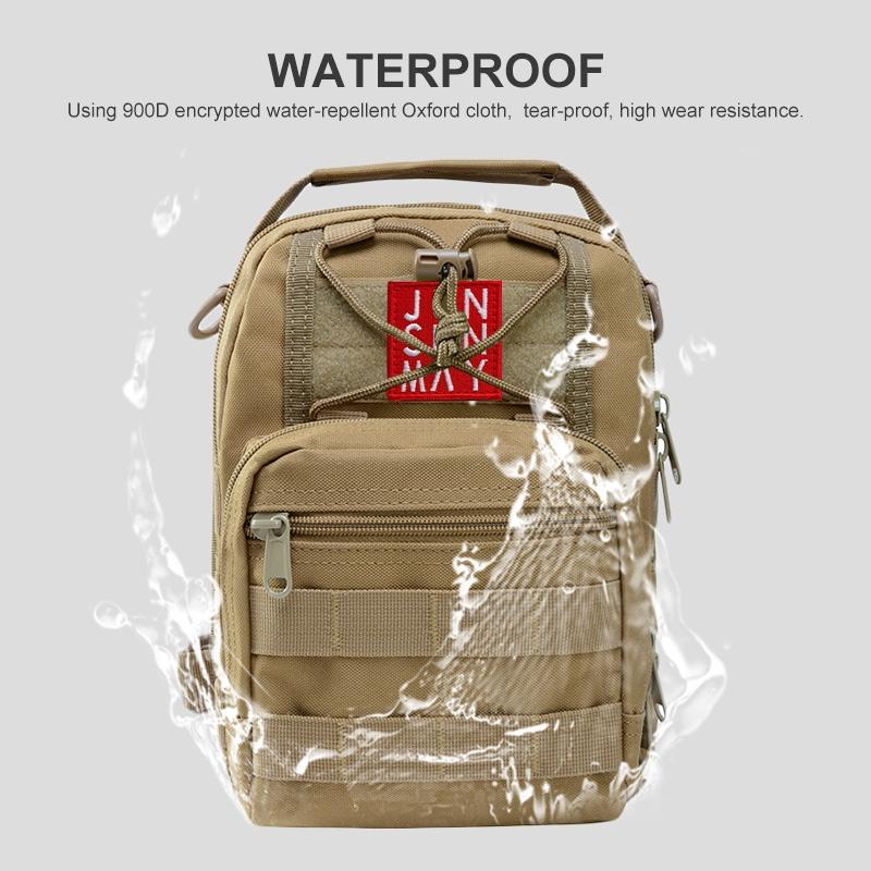 Waterproof Crossbody Chest Pack For Outdoor Sports Lightweight & Durable - Army Green 4