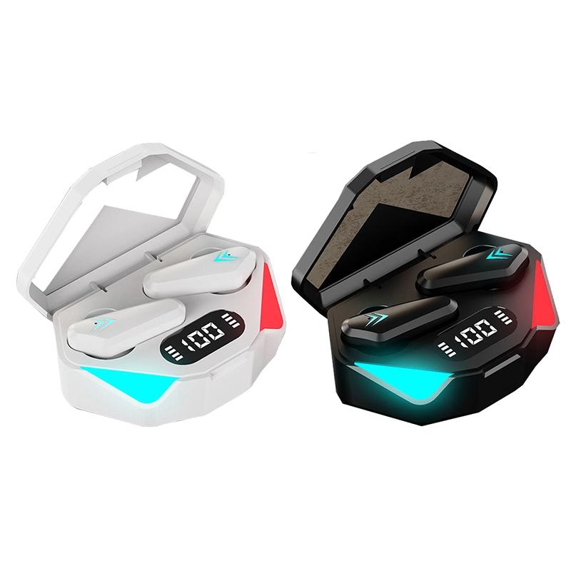 True Wireless Gaming Earbuds with Touch Control and Led Charging Case - Black 3