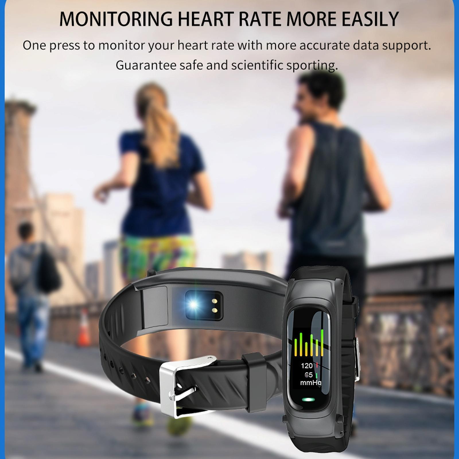 Smart Bracelet With Ai Voice Sleep & Heart Rate Monitoring Call Rejection - Gold 7