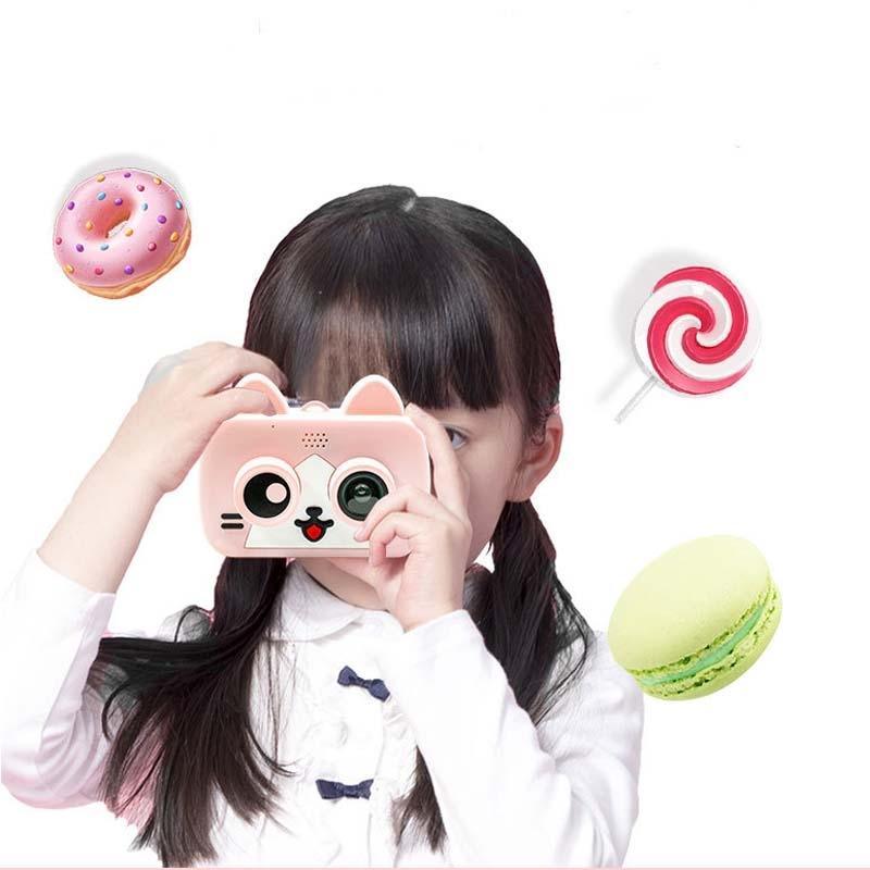2.0 Hd Screen Wifi Children's Digital Camera with 12mp Cartoon Design and Fun Photography - 2 Screen Wifi Cartoon Design Fun Photography - Sky Blue 4