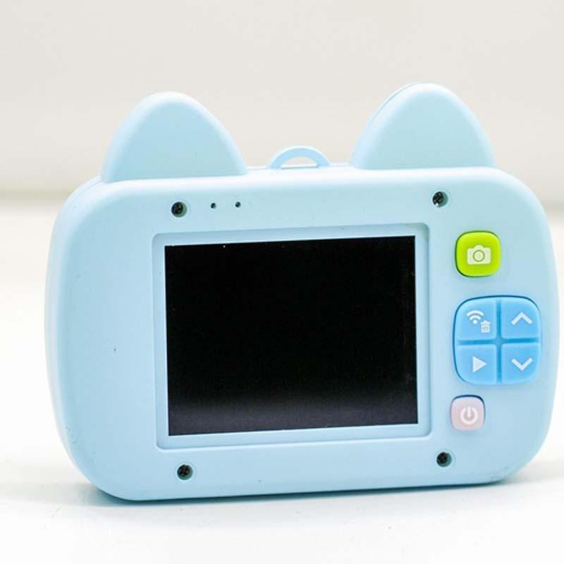 2.0 Hd Screen Wifi Children's Digital Camera with 12mp Cartoon Design and Fun Photography - 2 Screen Wifi Cartoon Design Fun Photography - Sky Blue 6