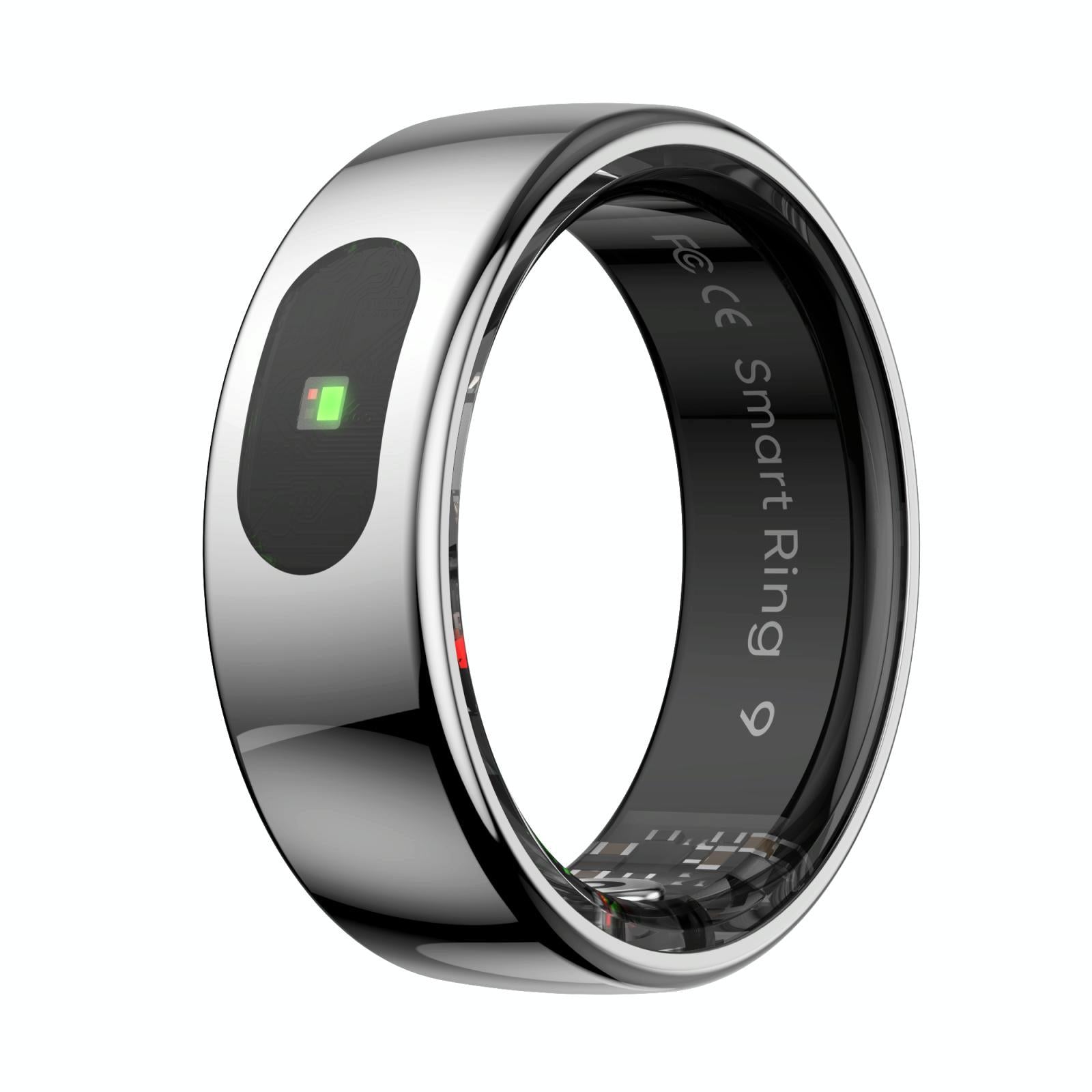 Smart Ring Heart Rate Blood Oxygen Sleep Sports Size 12 - Gold 3