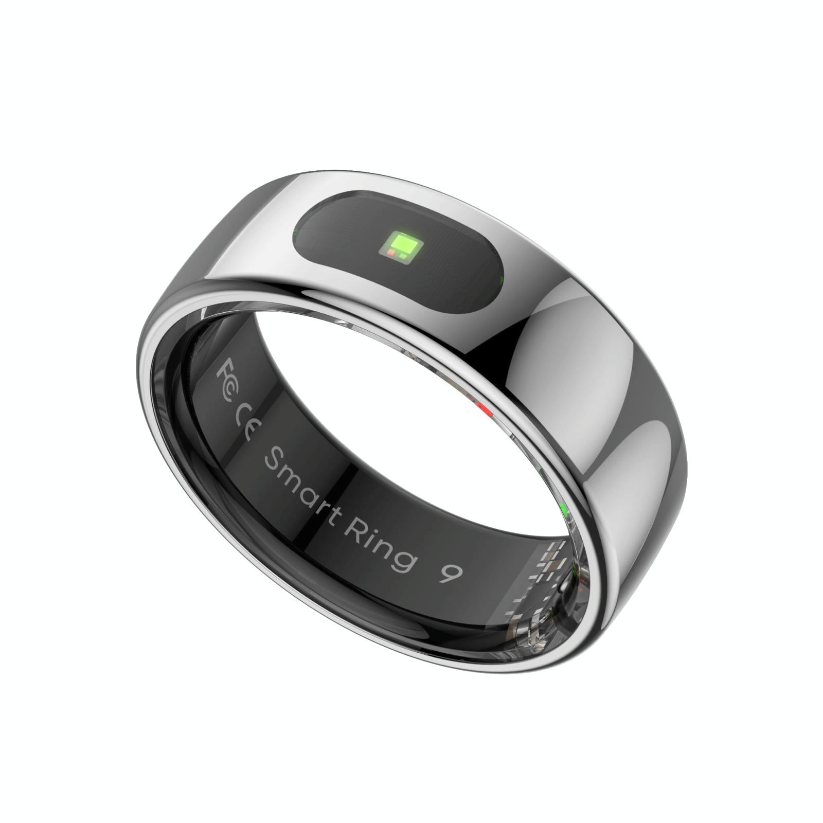 Smart Ring Heart Rate Blood Oxygen Sleep Sports Size 12 - Gold 4