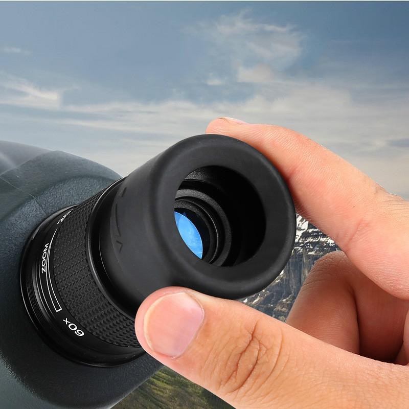 High-Definition Monocular Telescope For Bird Watching And Target Viewing - Black 5