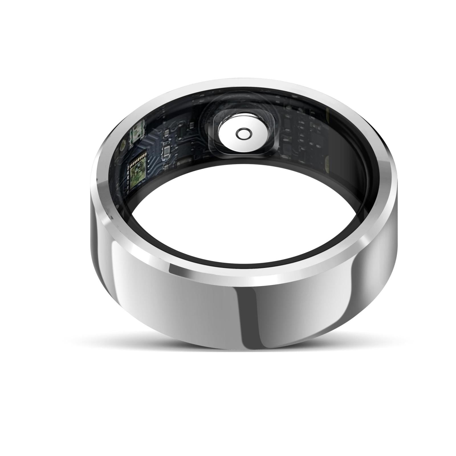 Smart Ring With Heart Rate Blood Oxygen And Sleep Monitoring - R6 Size 8 - White 12