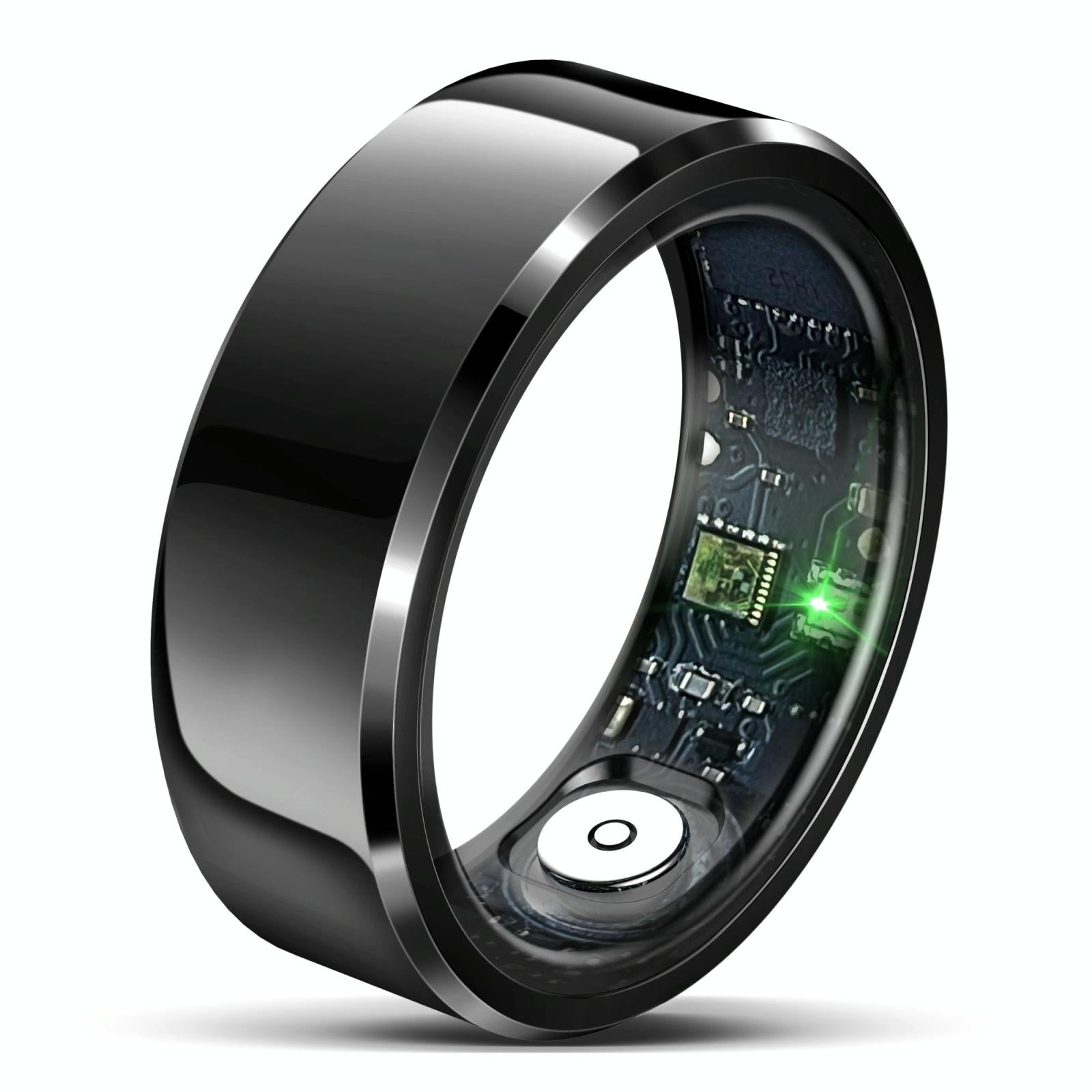 Smart Ring With Heart Rate Blood Oxygen And Sleep Monitoring - R6 Size 8 - White 14