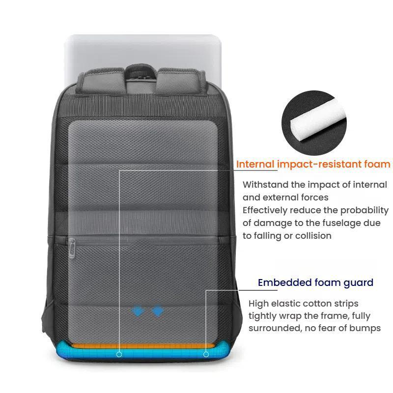 Large Capacity Business Shoulder Bag For Men - Blue 7