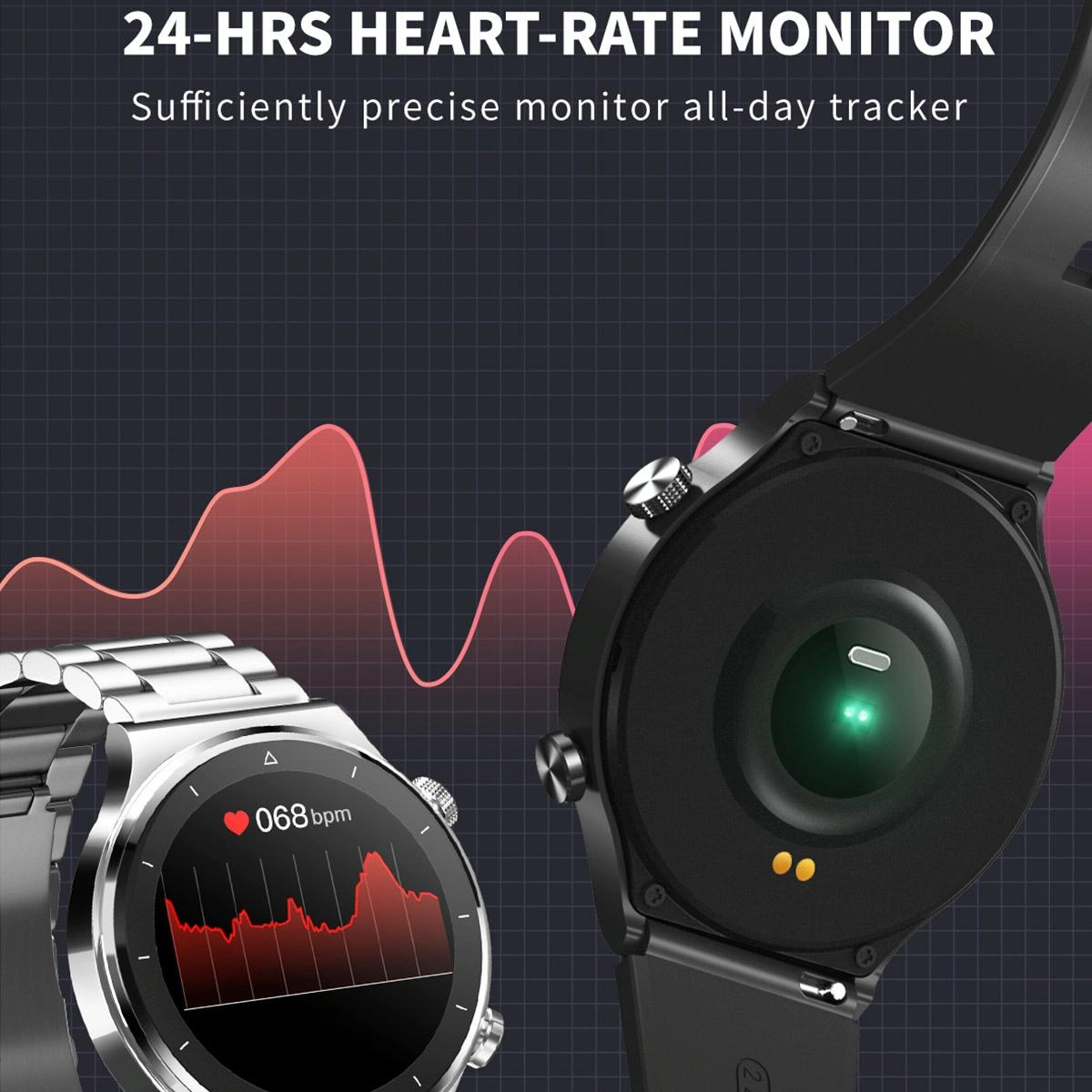 Ip67 1.28 Inch Touch Smart Watch Black - Black 9