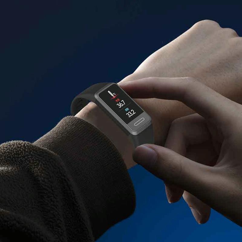 Smart Blood Glucose Sleep Tracker - Tft Hd Display - Blue 8
