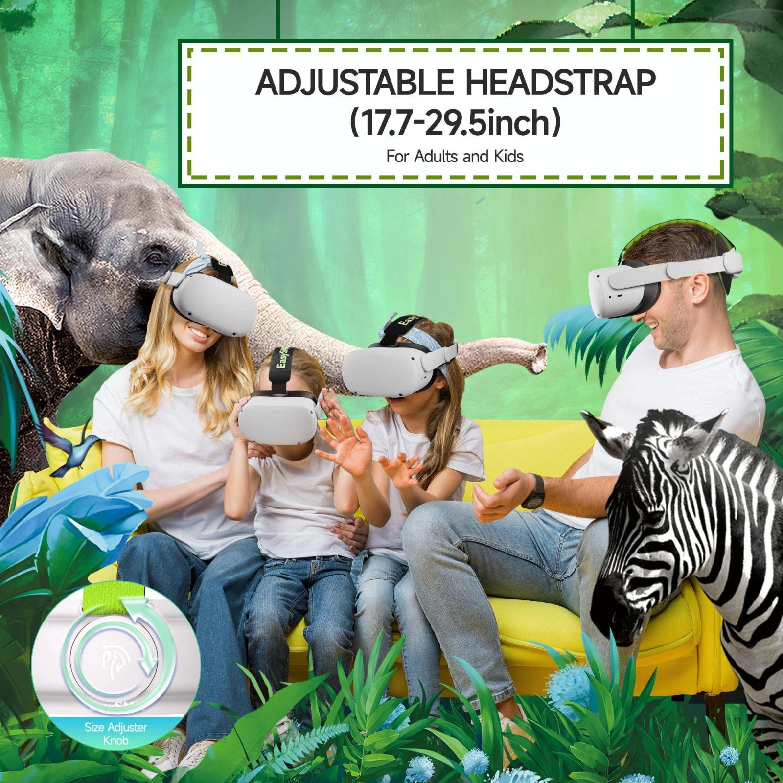 Adaptive Head Strap for Meta Quest 2 Vr with Adjustable Pads 10