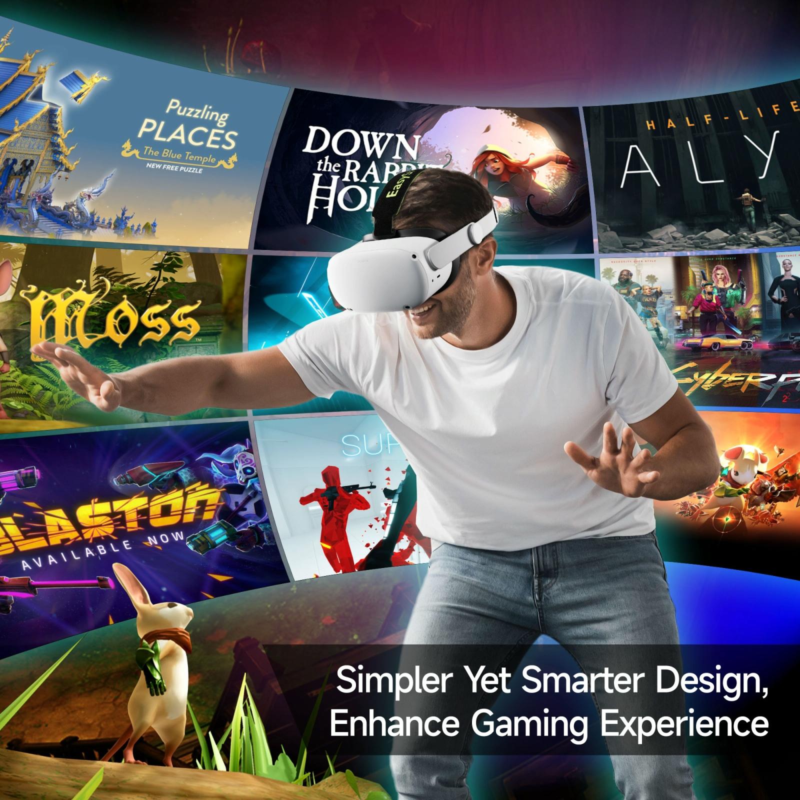 Adaptive Head Strap for Meta Quest 2 Vr with Adjustable Pads 11