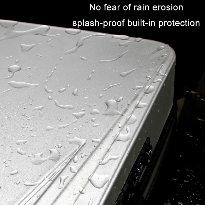 15.6-17.3 Inch Hard Shell Gaming Backpack for Men - Silver 6