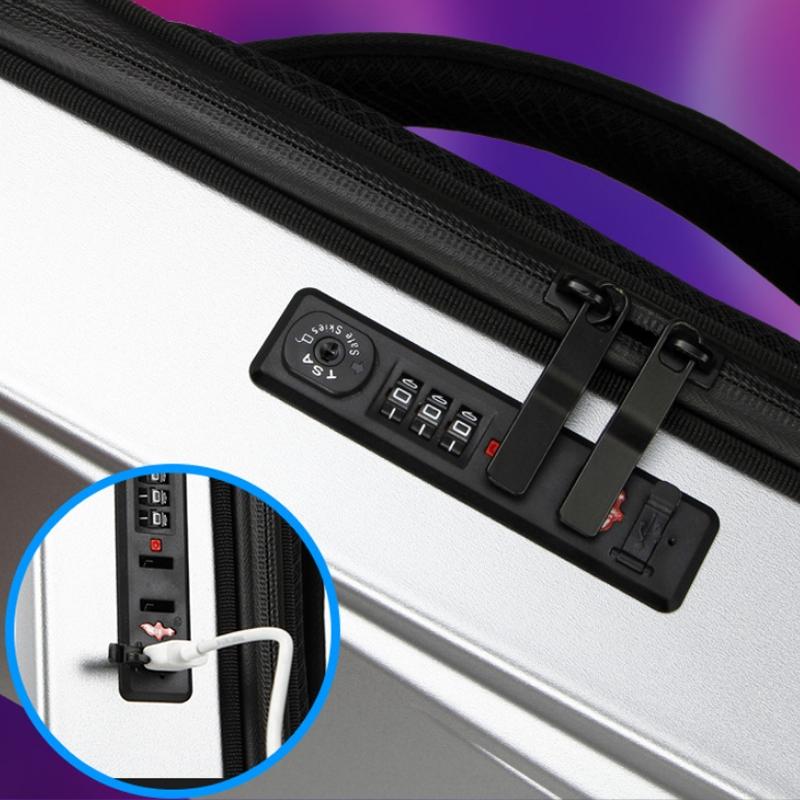 15.6-17.3 Inch Hard Shell Gaming Backpack for Men - Silver 7