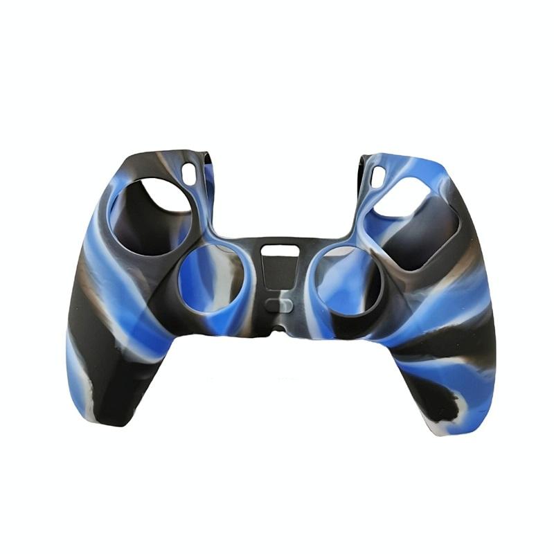 2-pack Non-slip Silicone Handle Covers for Ps5 Controllers - Black Red 11