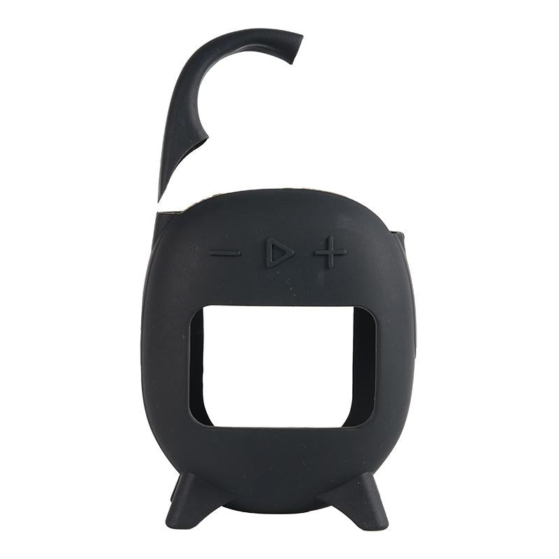 Soft Silicone Protective Case for Jbl Clip 5 Portable Speaker - Black