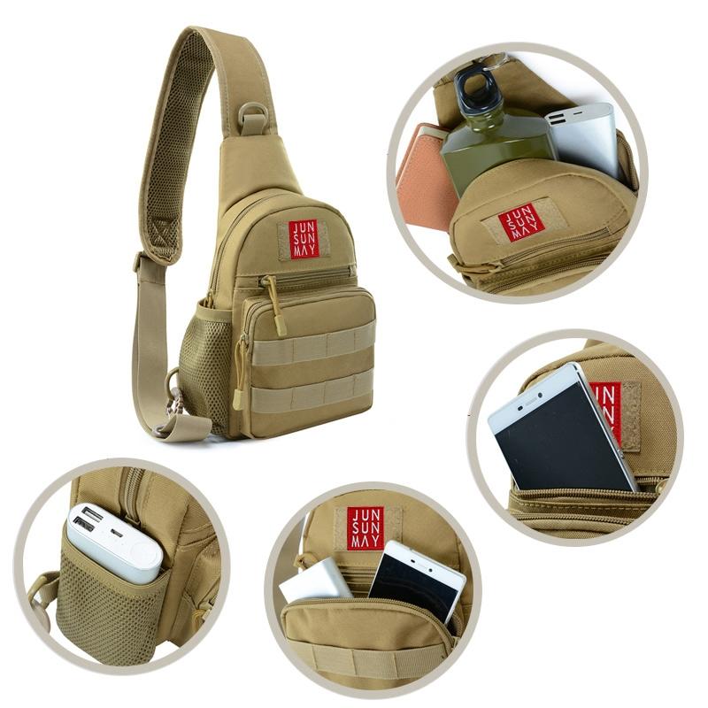 Waterproof Crossbody Chest Pack For Outdoor Sports Lightweight & Durable - Army Green 6