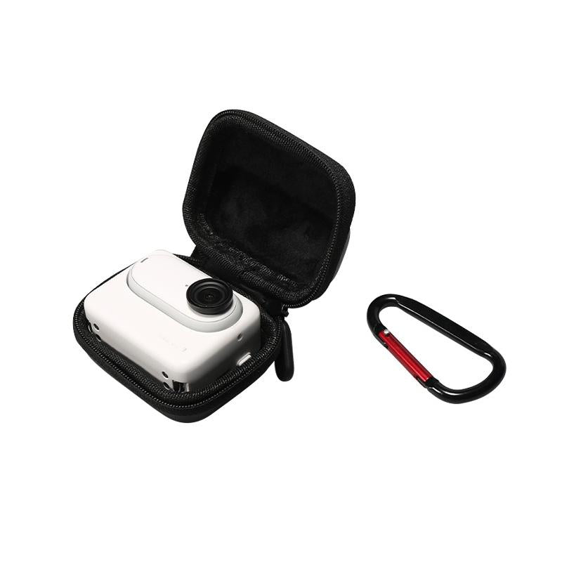 Portable Insta360 Go 3 Mini Body Bag with Carabiner - Gray 10