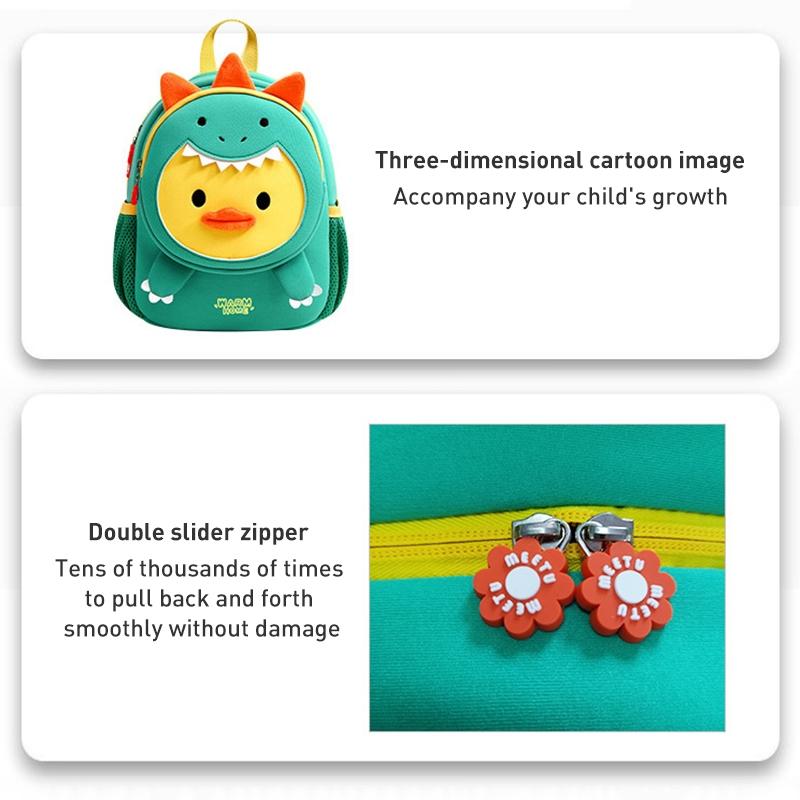 Kids' Cartoon Anti-lost Backpack - Colourful Design - Lion 7