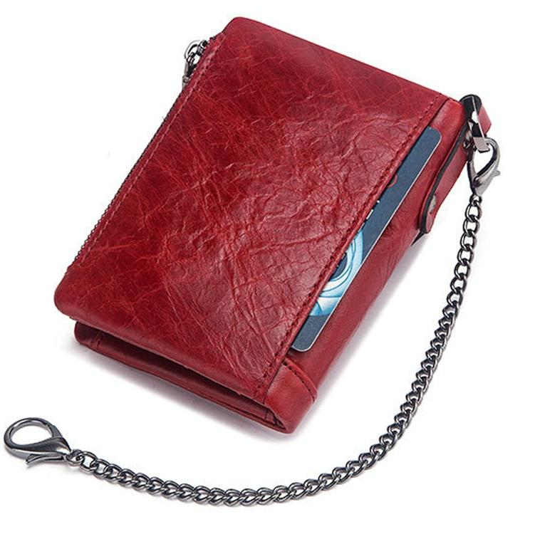 Men Rfid Leather Tri-fold Wallet - Secure & Stylish - Green 5