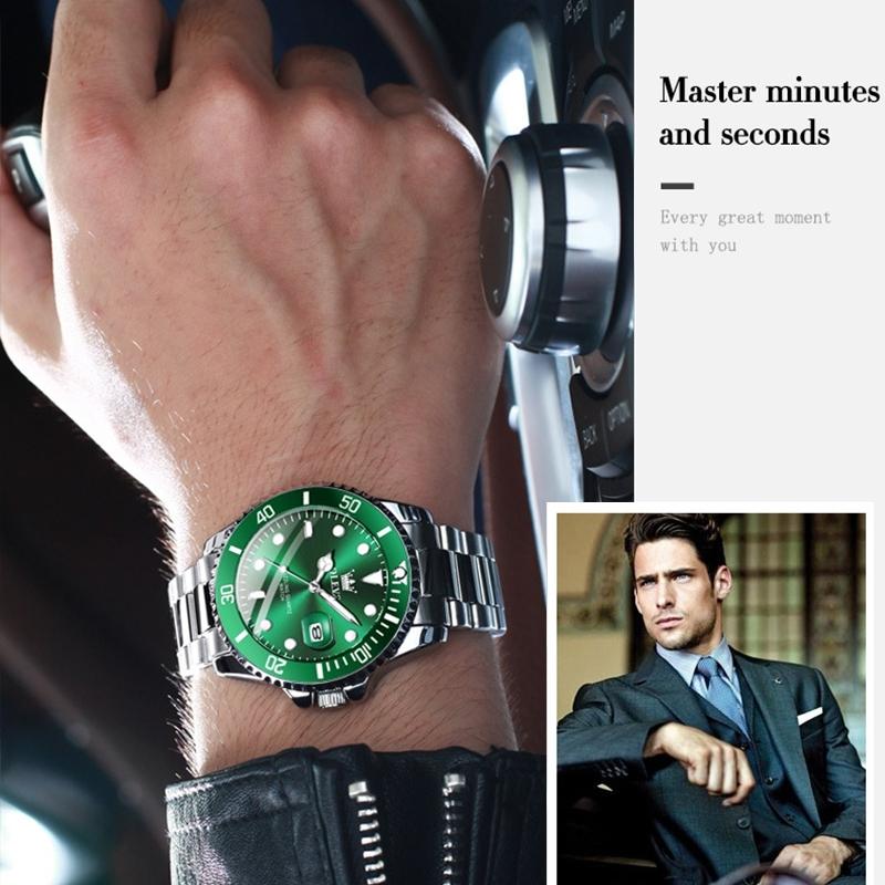 Waterproof Luminous Quartz Watch for Men - Black - Eda00268001B 7