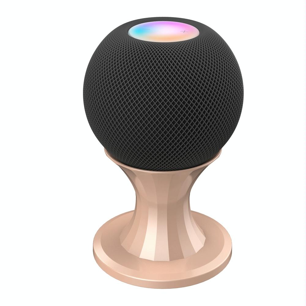 Desktop Speaker Bracket for Apple Home Pod Mini - Rose Pink 3