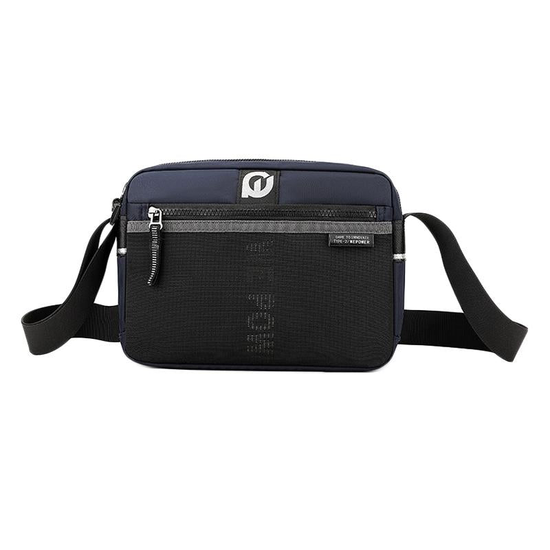 Men Nylon Crossbody Satchel For Outdoor Use - Grey 11