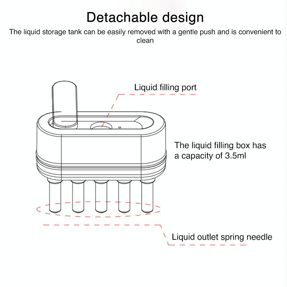 Kd3806 Ems Micro-Current Hair Care Comb - Grey 5