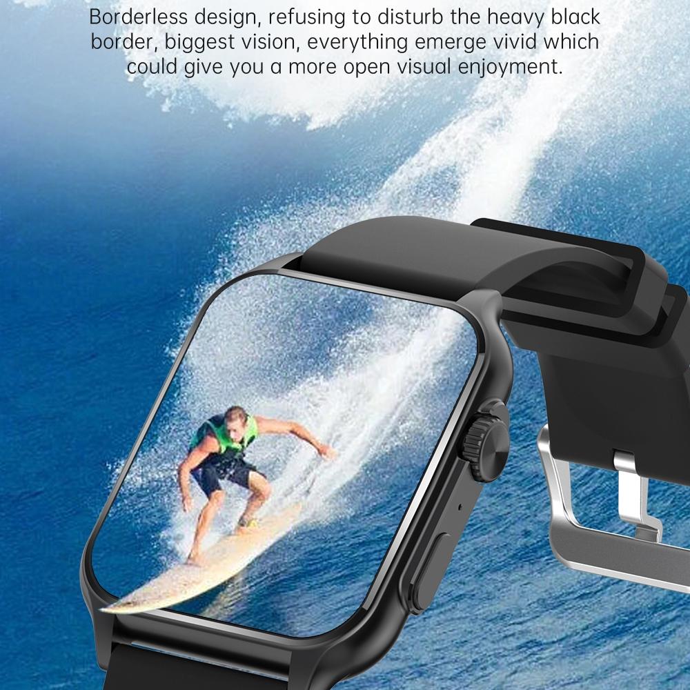 1.96 Inch Ips Screen Smart Watch Supports Bluetooth Calls / Blood Oxygen Monitoring - Gold 10
