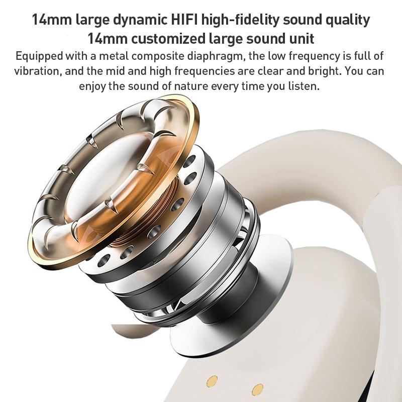 Wireless Bluetooth Earphones with Led Display - Zga Gs08 - White 5