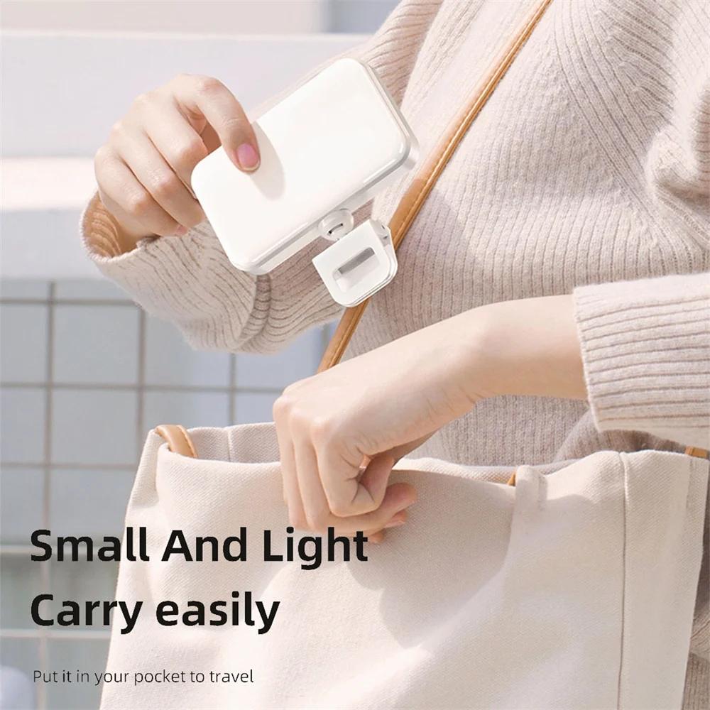 Rechargeable Clip-on Selfie Light with 66 Leds - 3 Modes for Phone Laptop Tablet - Black - Black 12