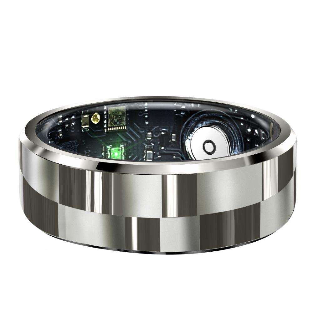 Smart Ring With Health Monitoring Gesture Control And Somatosensory Games - Size 8 - Silver 4