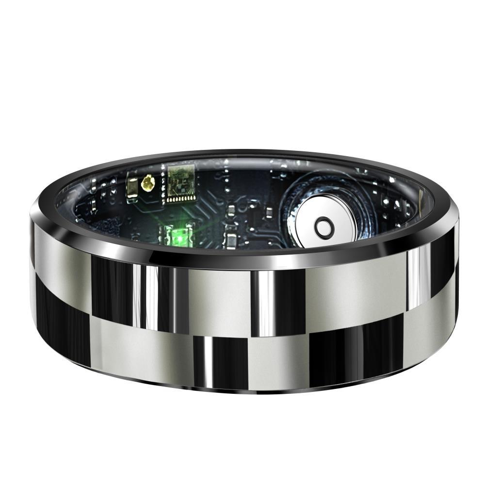 Smart Ring With Health Monitoring Gesture Control And Somatosensory Games - Size 8 - Silver 13