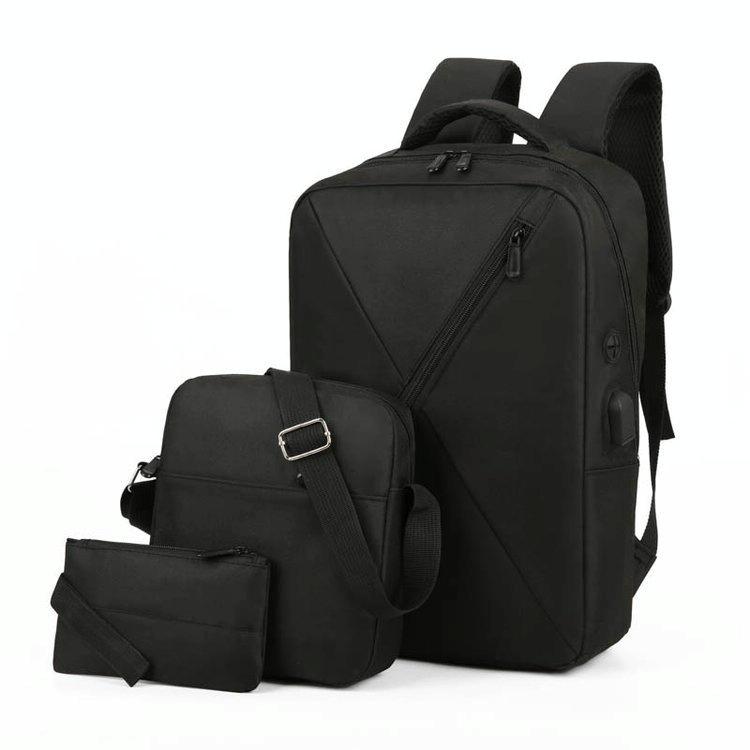 Versatile 3-in-1 Usb Business Bag - Compact and Functional - Black