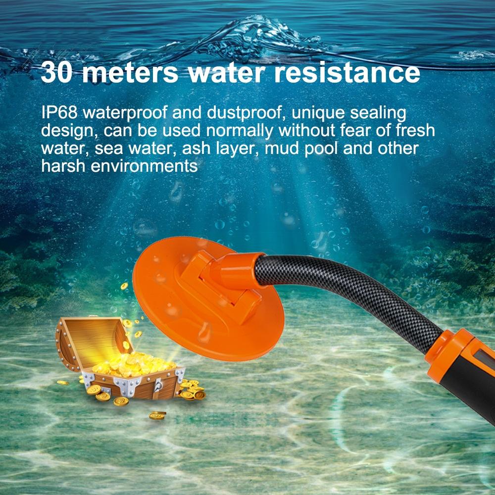 Handheld Metal Detector with Positioning Rod for Treasure Hunting - Green 7