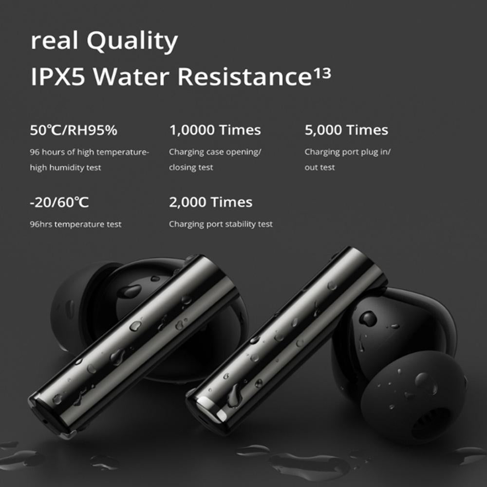 Wireless Bluetooth Earphones with 3d Spatial Sound and Active Noise Reduction - Black 12