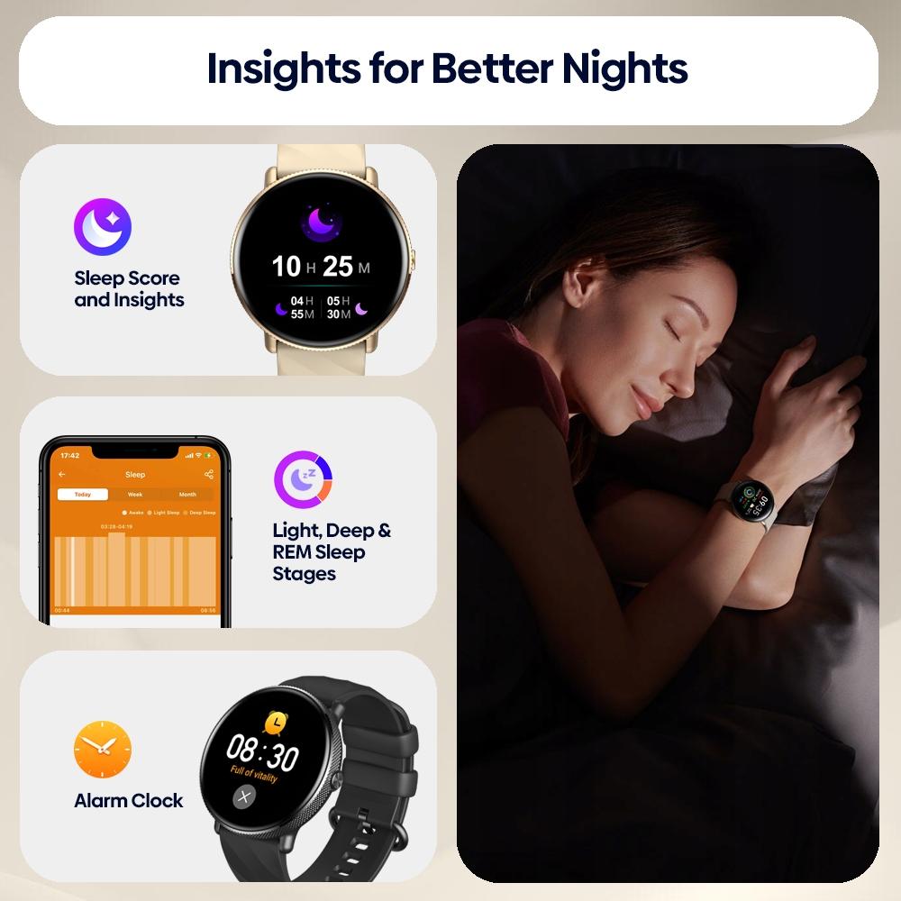 1.43 Inch Screen Voice Calling Smart Watch Support Heart Rate / Blood Pressure / Blood Oxygen - Silver 10