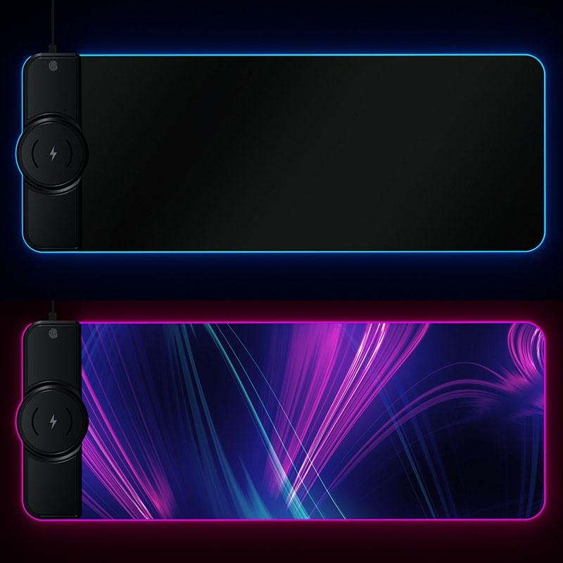 Wireless Charging Rgb Mouse Pad - Colourful 3