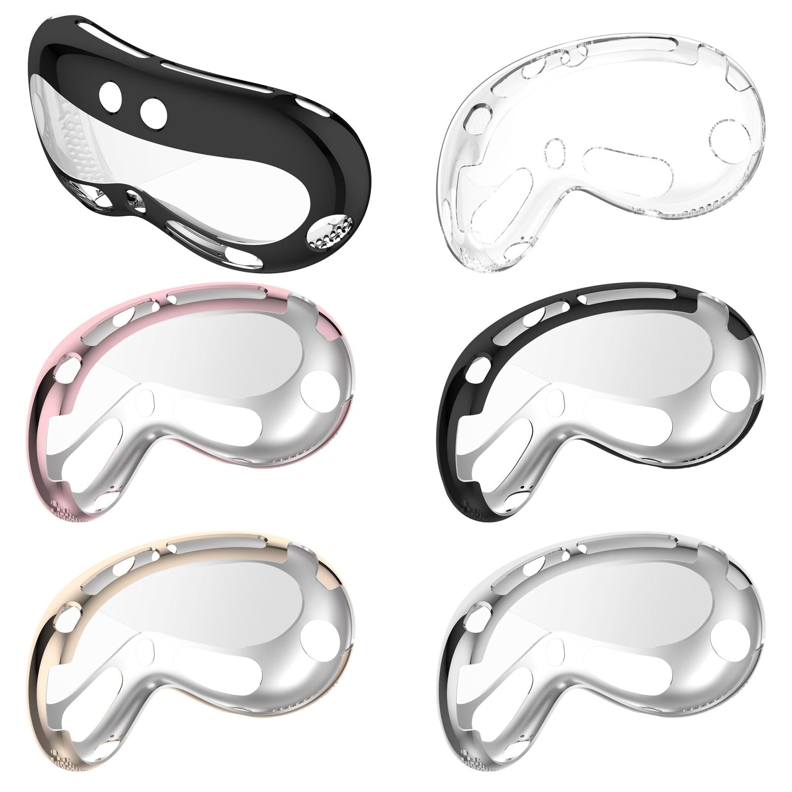 Vr Case for Apple Vision Pro - Electroplated Tpu - Black 8