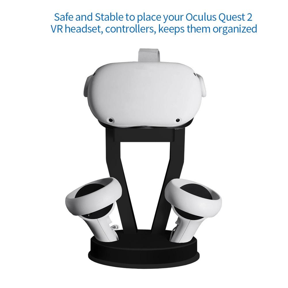 Oculus Quest 2 Desktop Storage Rack - Vr Organizer - Black 3
