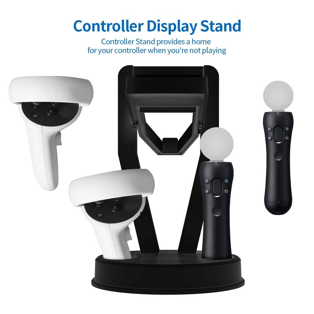 Oculus Quest 2 Desktop Storage Rack - Vr Organizer - Black 6