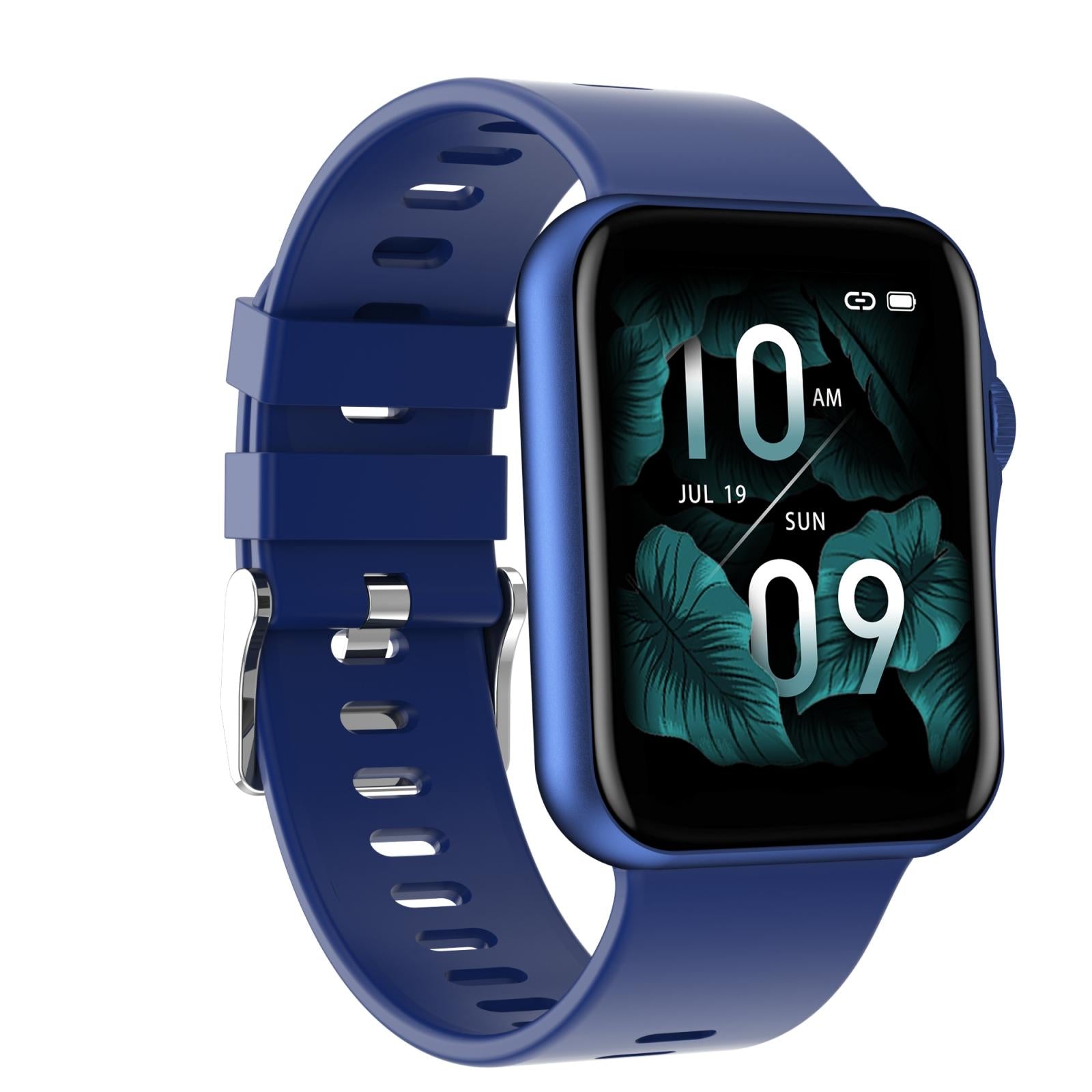 1.6 Inch Waterproof Smart Watch With Ips Colour Screen Sport Sleep Heart Rate Monitoring - Blue 3