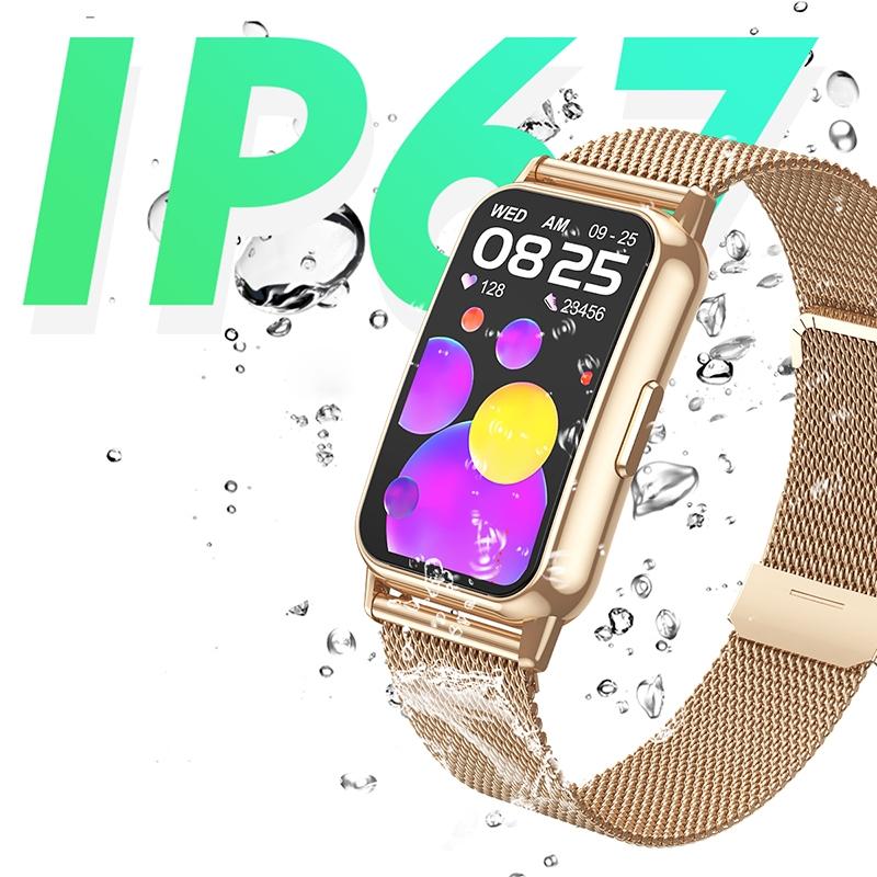 1.47 Inch Waterproof Smart Watch Heart Rate & Blood Pressure Support - Pink 6