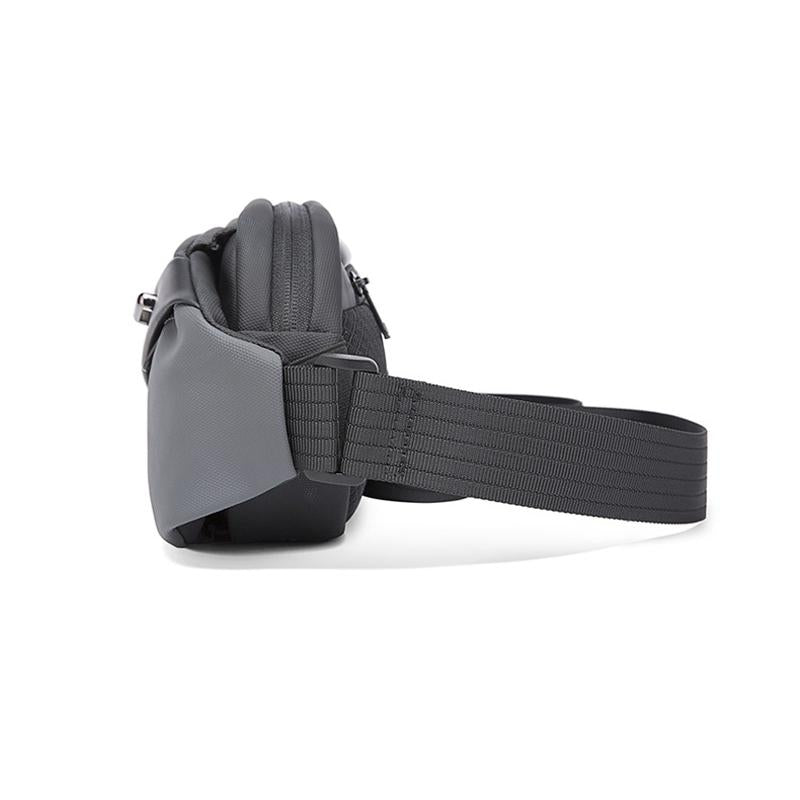 Waterproof Men Business Chest Bag Functional Messenger Bag - Grey 4